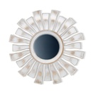 Wavy Decorative Wall Mirrors, Brushed Gold (Set of 3)
