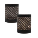Glass Vase with LED String Lights