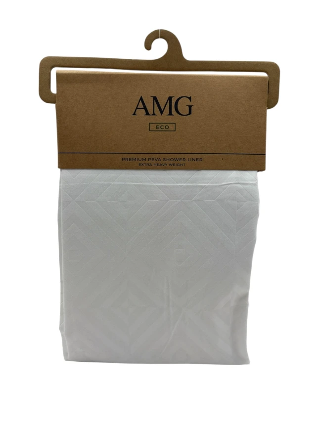 [92903963384] White Shower Curtain, 70x72"